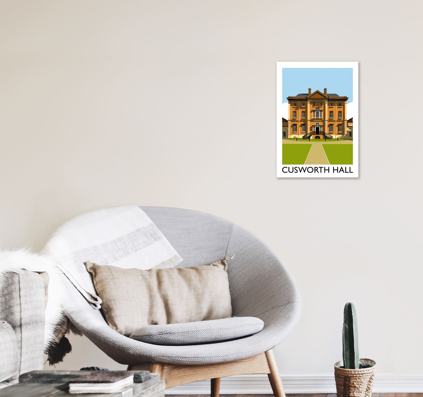 Avelena | Cusworth Hall gerahmter digitaler Kunstdruck