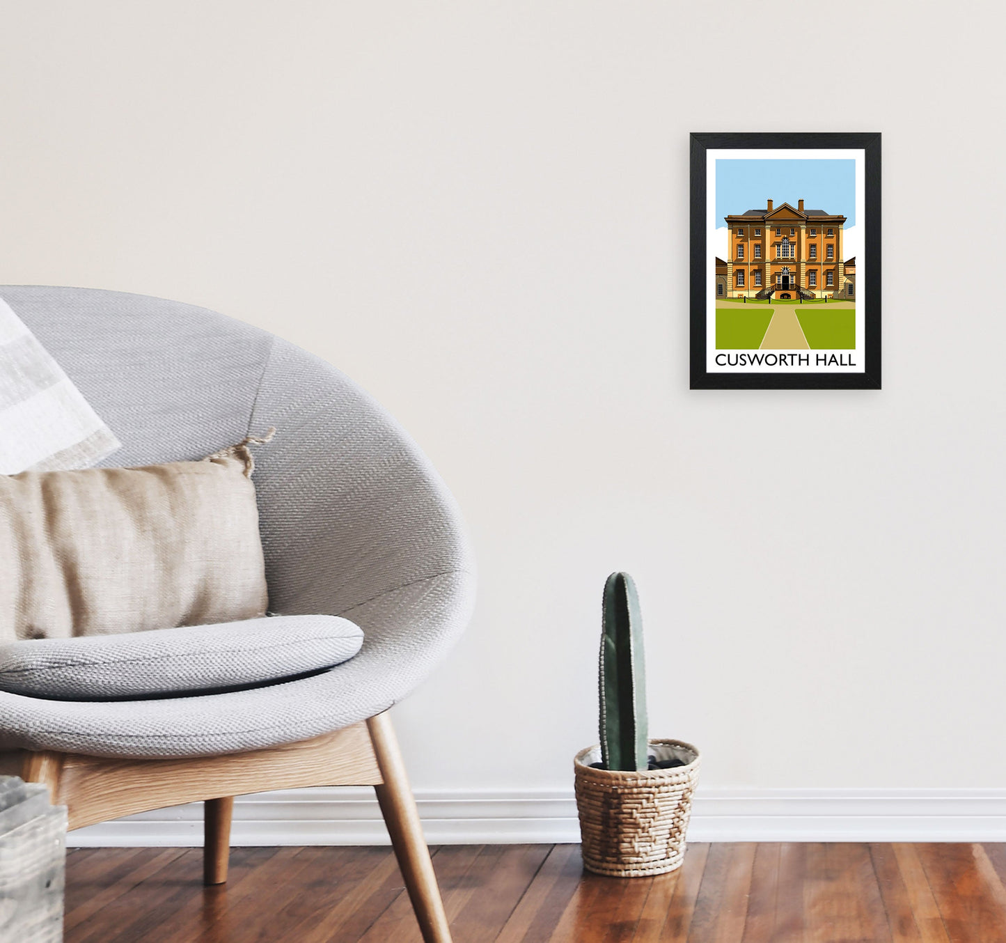 Avelena | Cusworth Hall gerahmter digitaler Kunstdruck