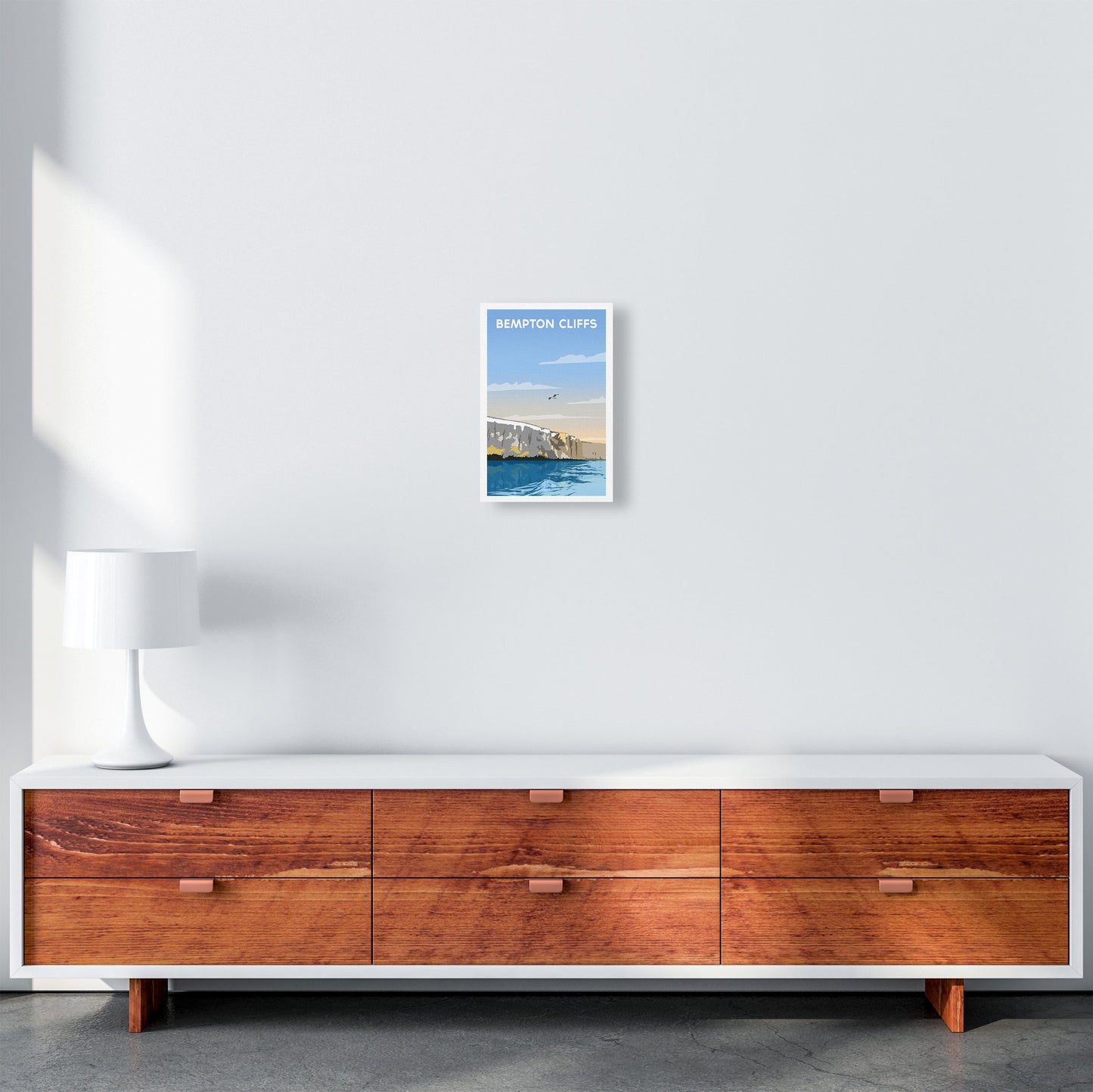 Avelena | Bempton Klipper Porträt Reise Kunstdruck von Richard O'Neill
