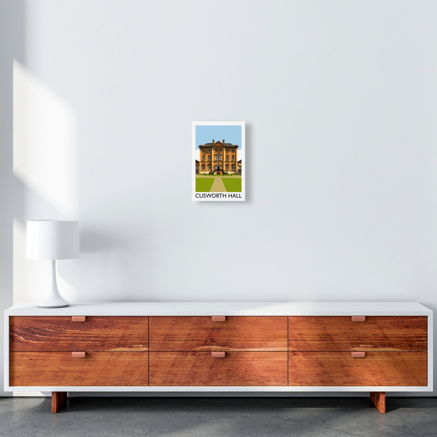 Avelena | Cusworth Hall gerahmter digitaler Kunstdruck