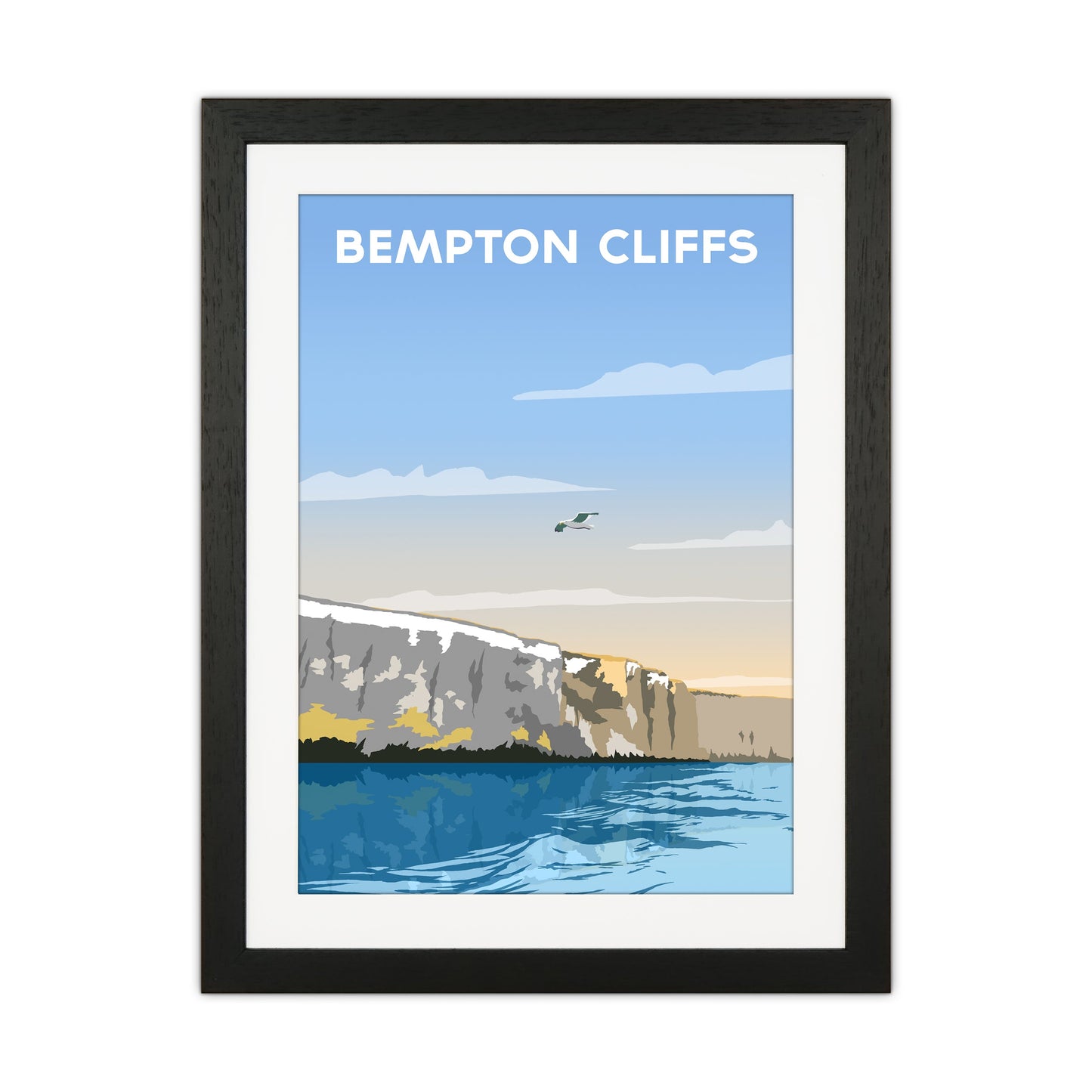Avelena | Bempton Klipper Porträt Reise Kunstdruck von Richard O'Neill