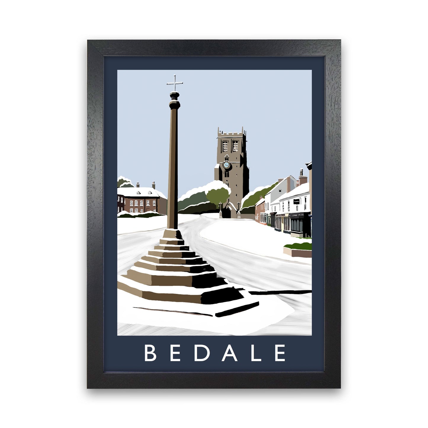 Avelena | Bedale In Snow Porträt von Richard O'Neill