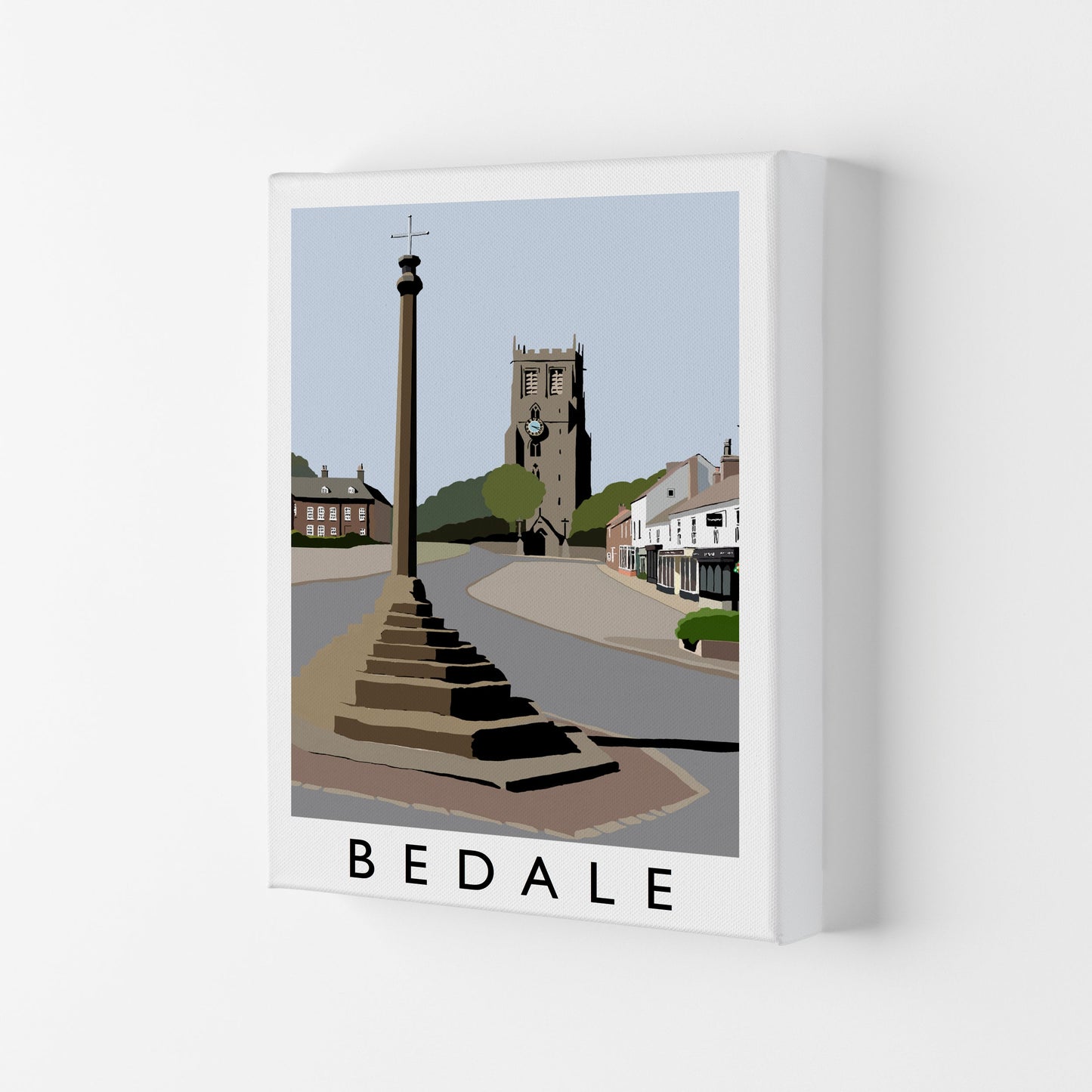 Avelena | Bedale gerahmter Digitaldruck von Richard O'Neill