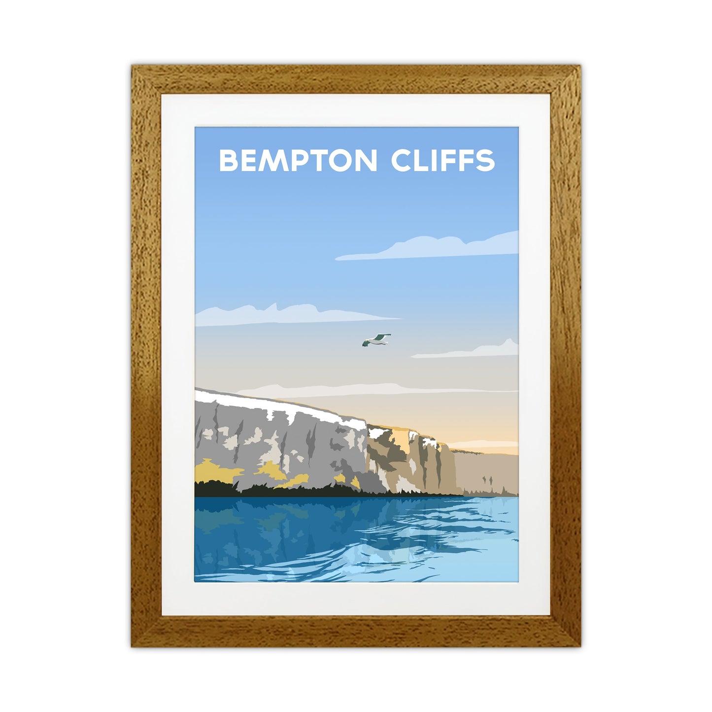 Avelena | Bempton Klipper Porträt Reise Kunstdruck von Richard O'Neill