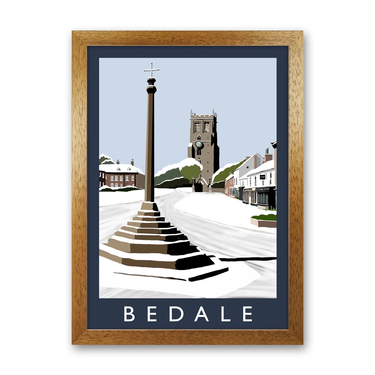 Avelena | Bedale In Snow Porträt von Richard O'Neill
