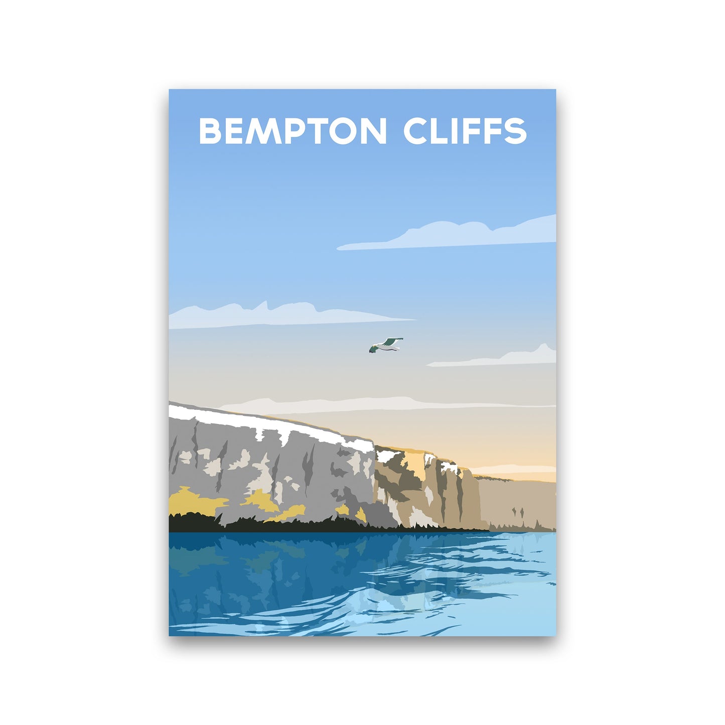 Avelena | Bempton Klipper Porträt Reise Kunstdruck von Richard O'Neill