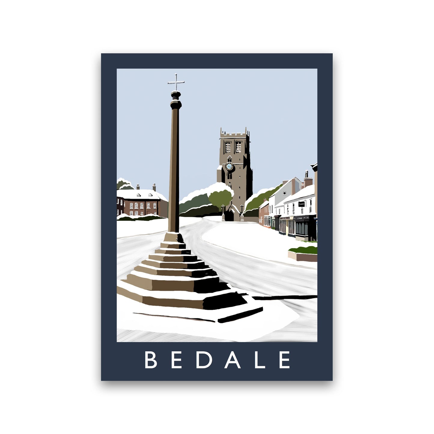 Avelena | Bedale In Snow Porträt von Richard O'Neill