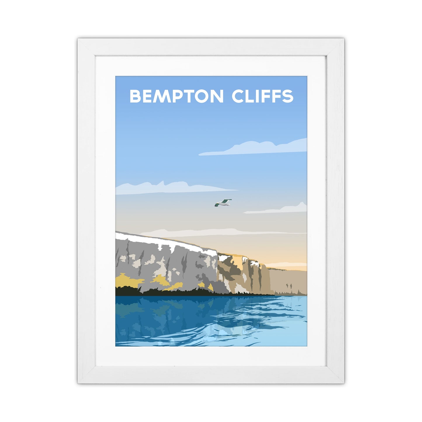 Avelena | Bempton Klipper Porträt Reise Kunstdruck von Richard O'Neill
