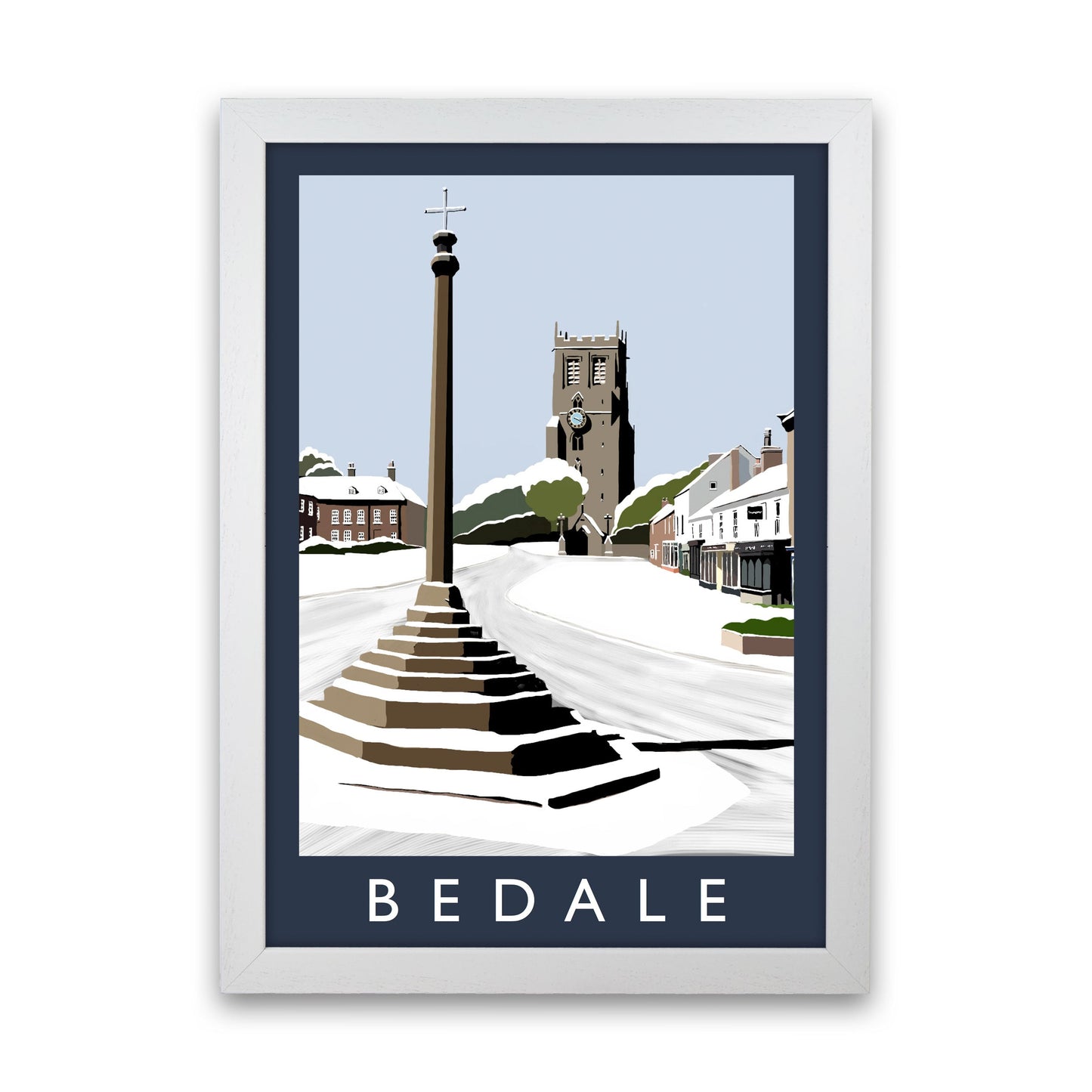 Avelena | Bedale In Snow Porträt von Richard O'Neill