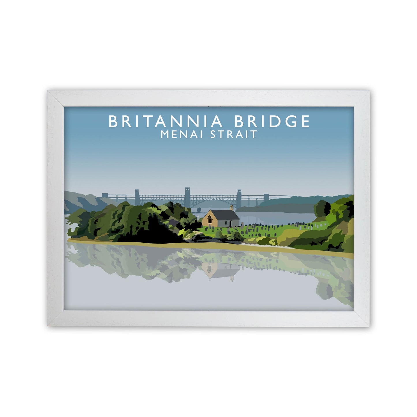 Avelena | Britannia Bridge Kunstdruck