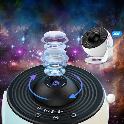 Avelena | SkyFlick Sternenhimmel Projektor | Planetarium Galaxie Lampe | 13 HD-Galaxien & Geräuschlos | USB-Betrieb