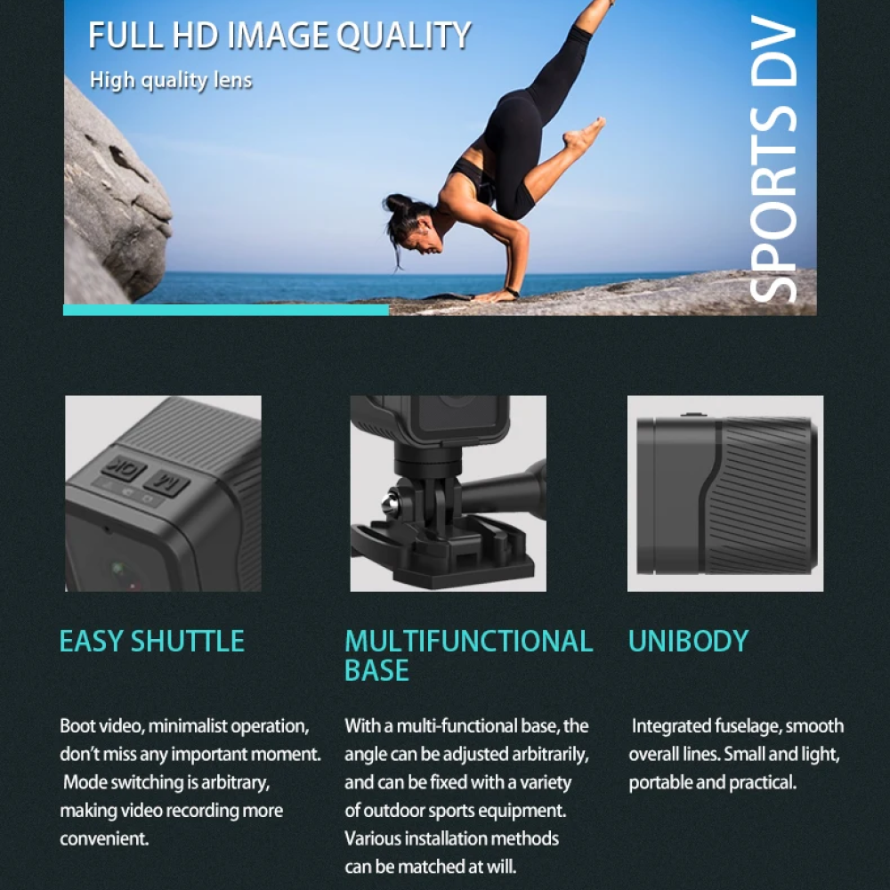 Avelena | Bikerhelm Action Crash Actionkamera In Motorrad