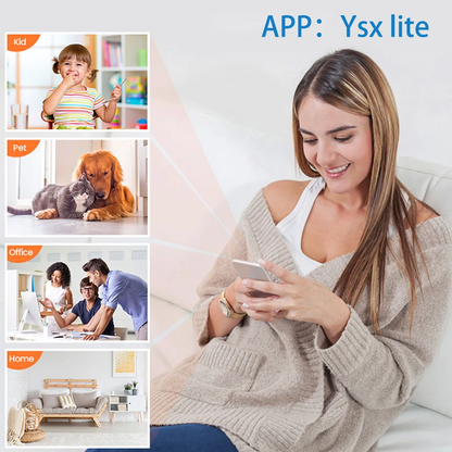 Avelena | Wasserdichte HD Mini-Kamera mit Nachtsicht und Weitwinkelobjektiv IP WiFi 1080P HD 160° Weitwinkel