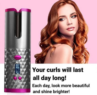 Avelena | Automatischer selbstdrehender Haarglätter Lockenstab