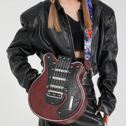 Avelena | Steigern Sie Ihren Stil mit der Rockstar Gitarrentasche Schultertasche Chic