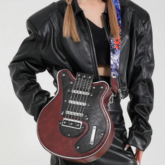 Avelena | Steigern Sie Ihren Stil mit der Rockstar Gitarrentasche Schultertasche Chic