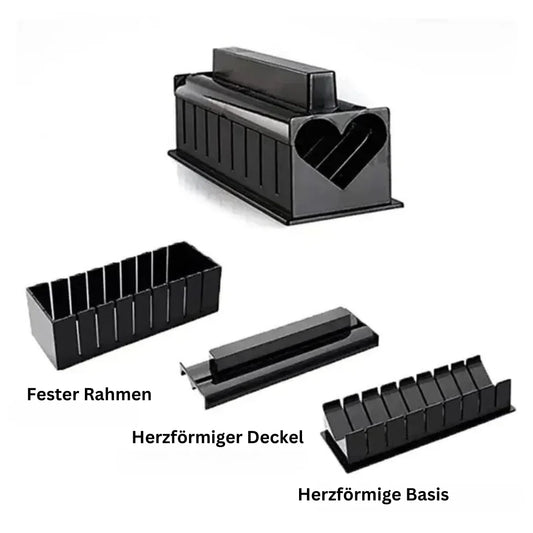 Avelena | Sushi Rollen Und Schneiden Set – Praktisches Sushi Kit Mit Schablonen Und Zubehör