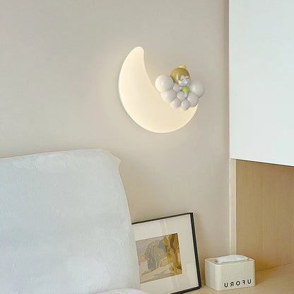 Avelena | Wandleuchte Mond | Sanfte Beleuchtung | Hochwertige Qualität - Noram