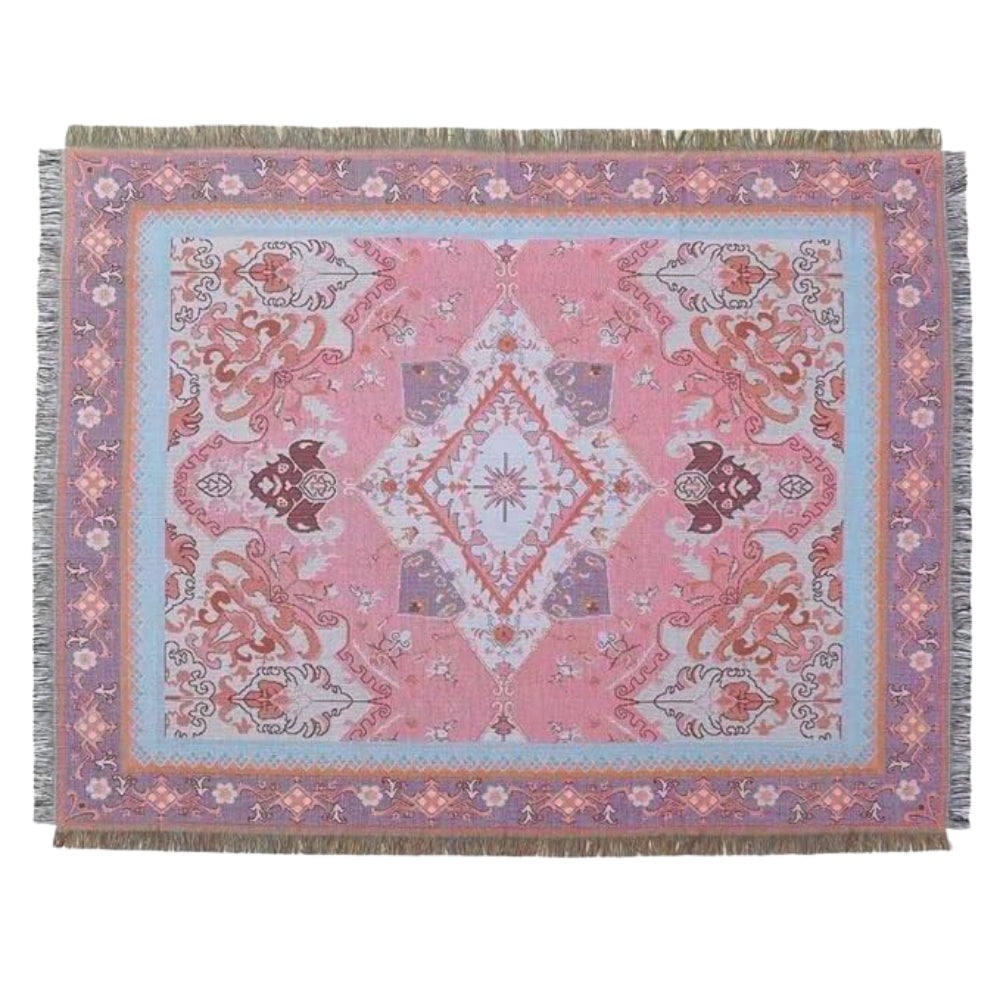 Avelena | Bohemian Azteken Wandteppich Wurf Sofa Decke