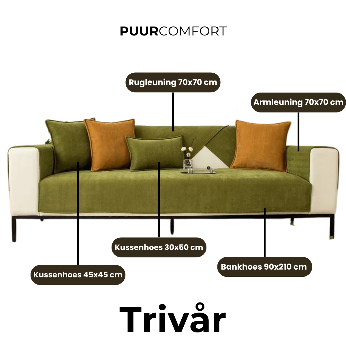 Avelena | Calesse - Premium Wrap, Langlebiger Sofa Bezug