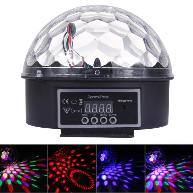 Avelena | Digital LED RGB Kristall Magische Ball Bühnen Effekt Licht, DMX Party Disco DJ Bar Farbige Muster Beleuchtung