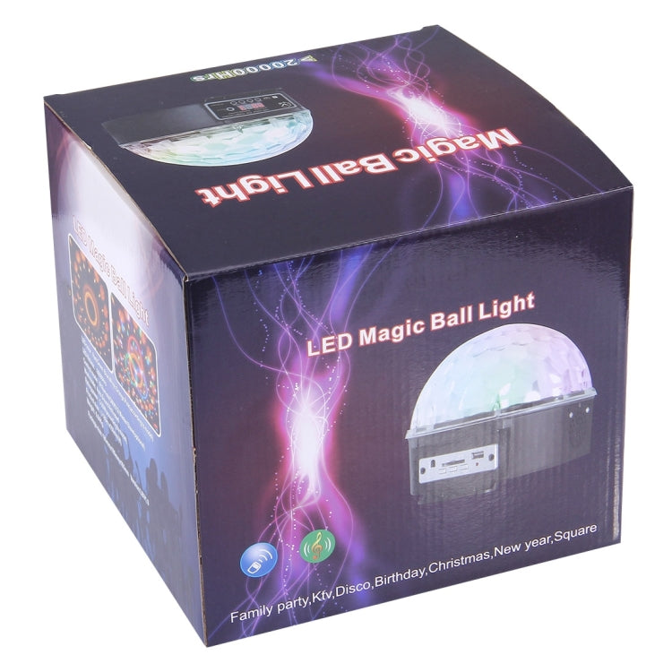 Avelena | Digital LED RGB Kristall Magische Ball Bühnen Effekt Licht, DMX Party Disco DJ Bar Farbige Muster Beleuchtung