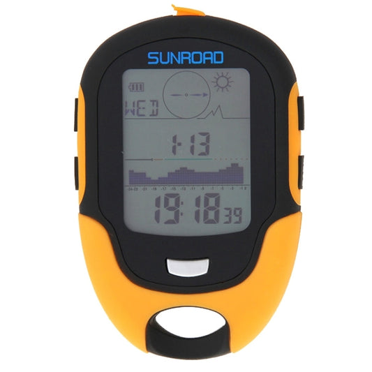 Avelena | SUNROAD Multifunktions-LCD-Digital-Höhenmesser mit Kompass & Barometer & Thermometer & Hygrometer & Wettervorhersage & LED-Taschenlampe und Uhr