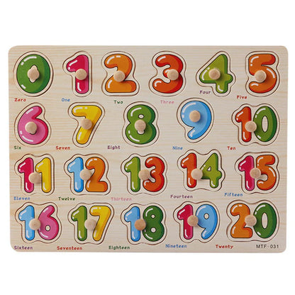 Avelena | Montessori Baum Puzzle Griffe Brett Spielsachen