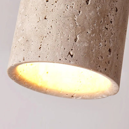 Avelena | Luxuriöse Travertin Led Hängeleuchte für Flur
