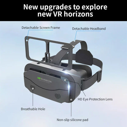 Avelena | Vr-Headset Virtual-Reality-Headset 3D-Brille für Smartphones