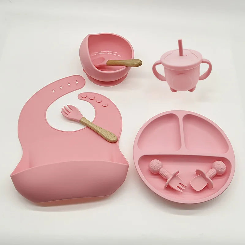 Avelena | Stilvolles Silikon-Fütterset für Babys