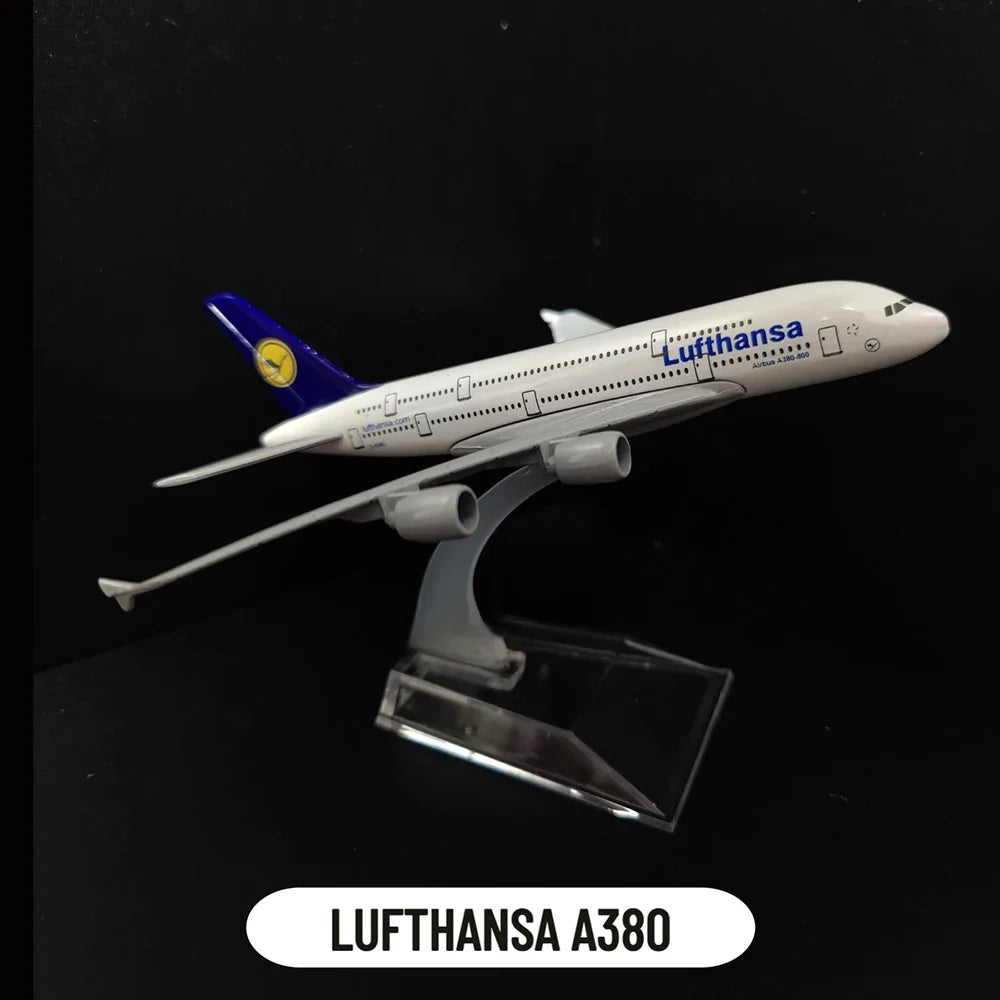Avelena | Metallflugzeugmodell Emirates Airlines A380 B777 Flug Diecast Modellspielzeuge für Jungen
