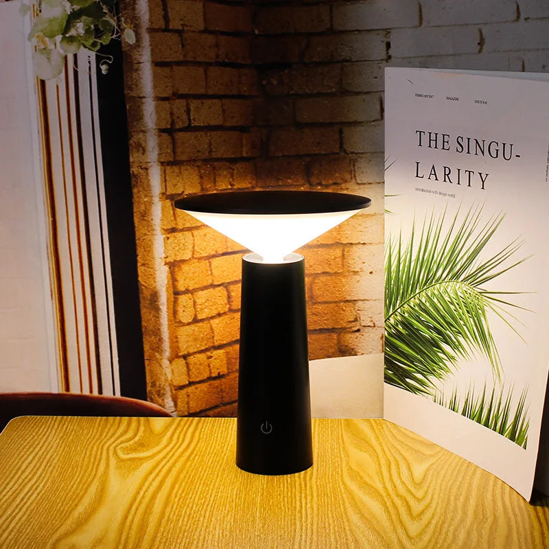 Avelena | – Moderne Touch Tischlampe mit USB