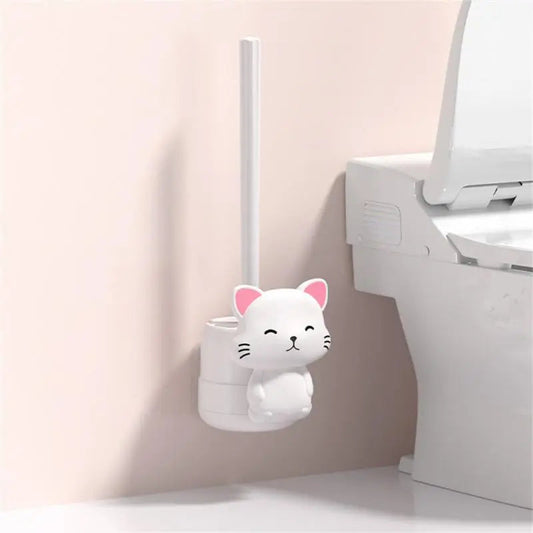 Avelena | Wc-Bürste und Halter mit Katzenthema