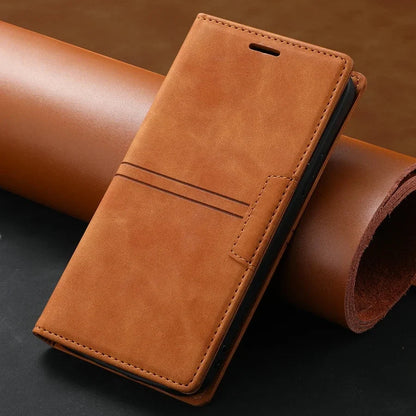 Avelena |  Leder Wallet Hülle Flip Case - Google Pixel