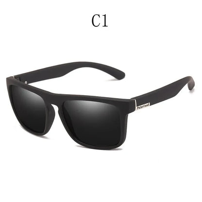 Avelena | Herren Klassiker Rechteckige Uv400 Polarisierte Strandsonnenbrille
