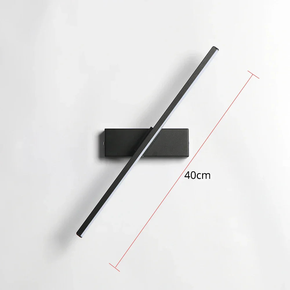 Avelena | Moderne drehbare Schlafzimmer Nachttisch Wandlampe - Einstellbare LED Wandlampenfassung