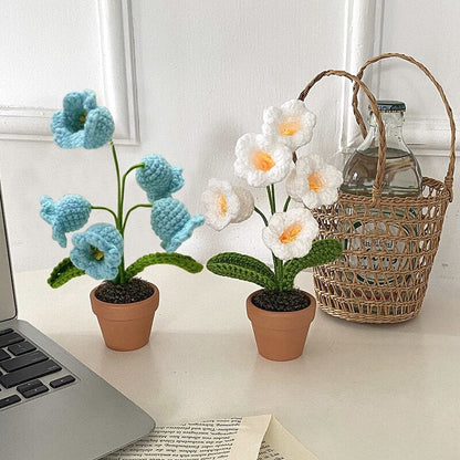 Avelena | Handgefertigte Häkelblumentopfdekoration