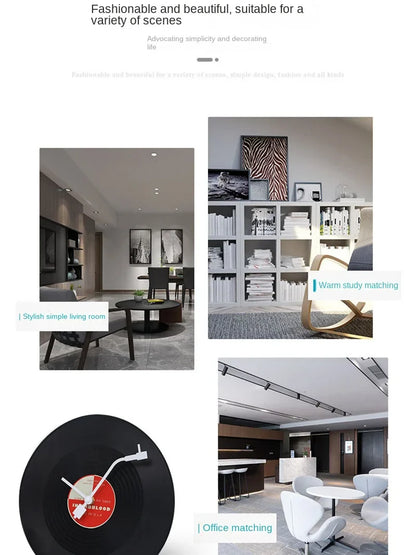 Avelena | Musical Vinyl Record Wall Clock