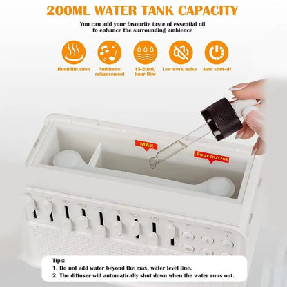 Avelena | Bluetooth Soundtherapie Luftbefeuchter