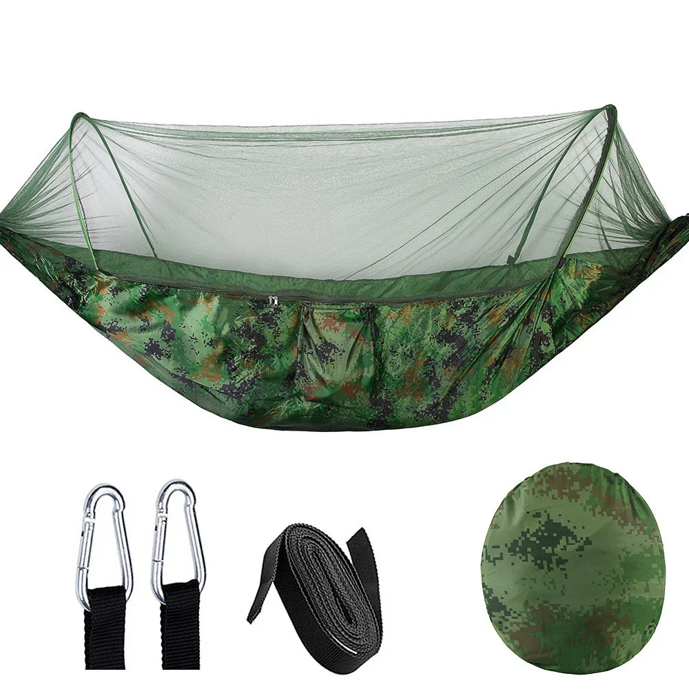 Avelena | Outdoor Hängematte mit Moskitonetz Skynest