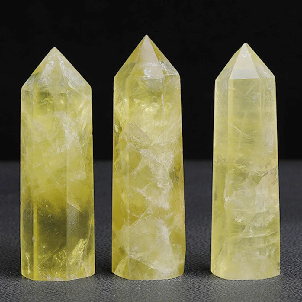 Avelena | Energora Kristall-Obelisk | Echter Naturquarz | Für Meditation & Chakra-Heilung | Spirituelles Dekoobjekt