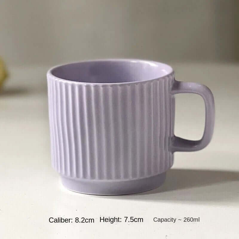 Avelena | Große Retro Keramiktasse