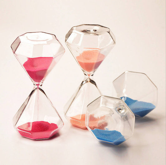 Avelena | 5–60 Minuten Diamantsanduhr, Sanduhr, Sanduhr, Kindergeschenk, Sanduhr, Heimdekoration, erhältlich in mehreren Farboptionen