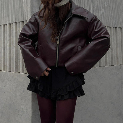 Avelena | Modejacke mit Verschluss und Langen Ärmeln