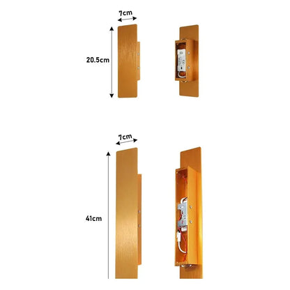 Avelena | Licht - Moderne wetterfeste LED-Wandleuchte aus Aluminium für den Außenbereich