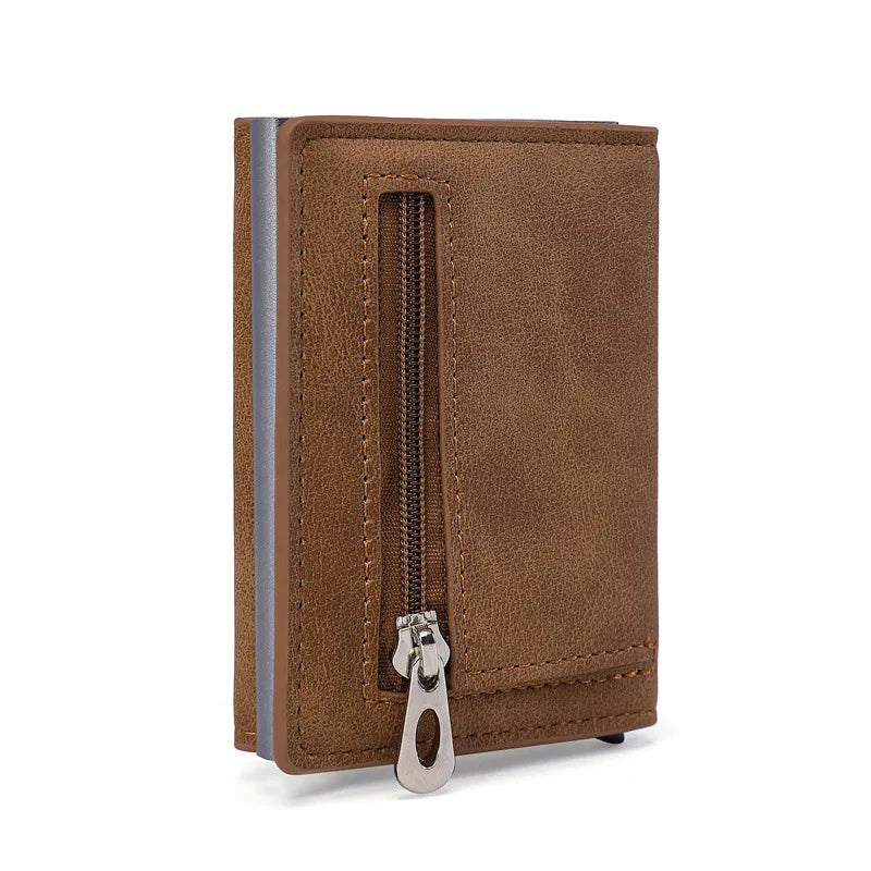 Avelena | Rfid Pu Leder Geldbörse Herren Anti-Magnetisch Organizer Geldbörse