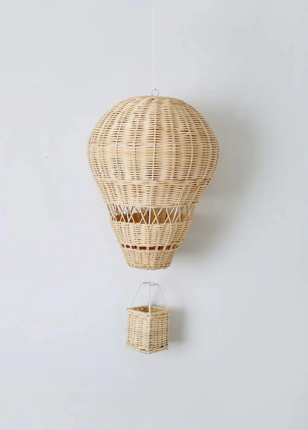 Avelena | Handgefertigtes Rattan Woven Luftballon Mobile Ornament