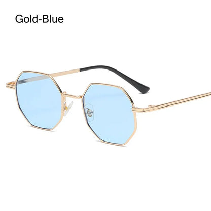 Avelena | Polygon Metall Quadrat Sonnenbrille