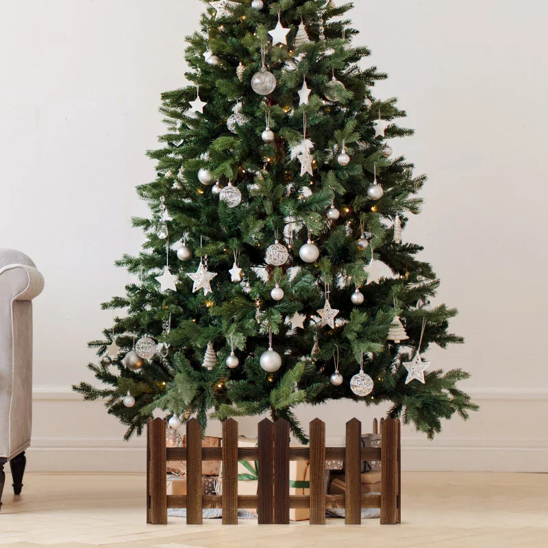 Avelena | Dekorativer Holz Gartenzaun für Beete und Außenbereiche